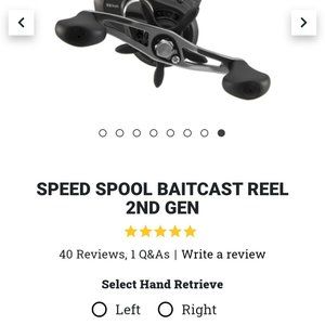 Fishing Reel:  Lew's Speed Spoil Baitcast Reel 2nd Generation - Brand New/in Box